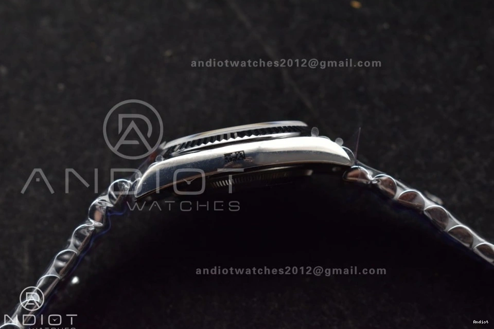 Dial 36 (Gain Diamond 904L Steel on Weight) SS Grey Bracelet vr3255 Best QF Edition V5 President DayDate 0601